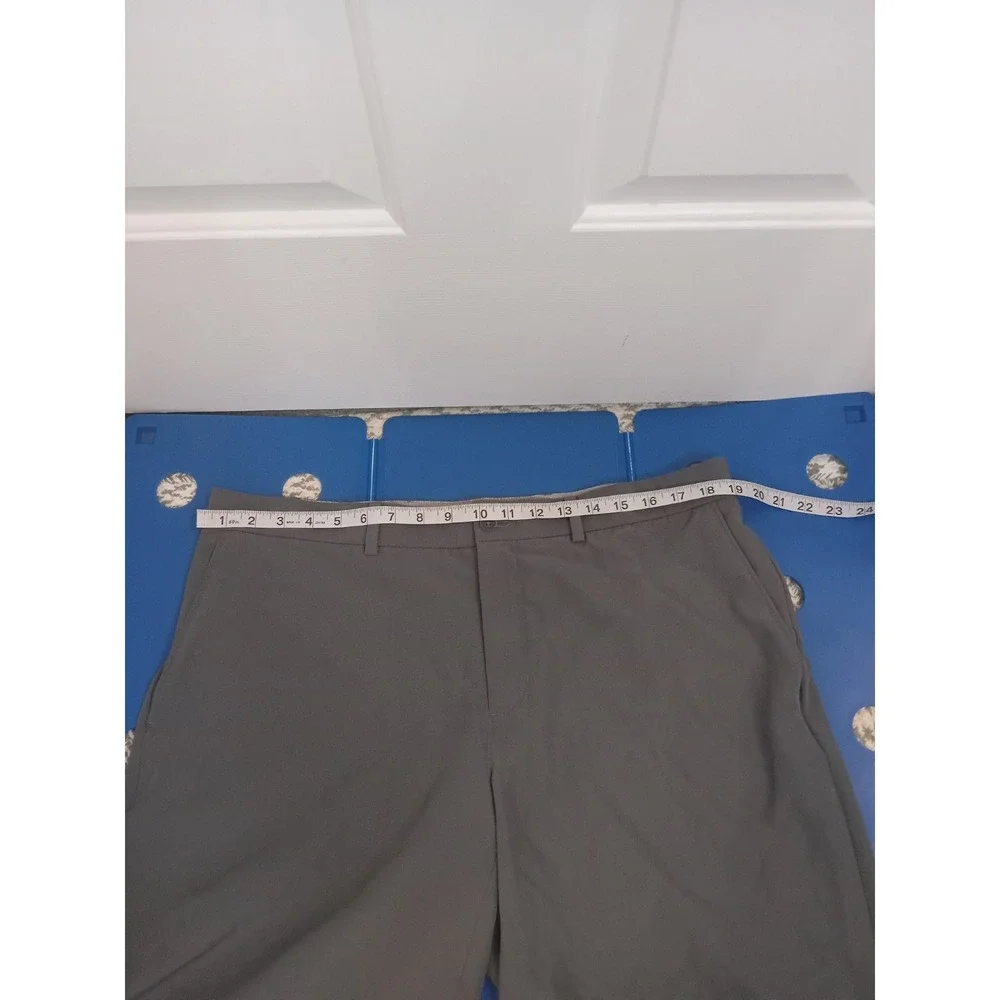 Nike Sweat Shorts Men's 38 Gray‎ Stretch Casual Athletic Swoosh Golf